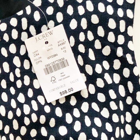 NWT J. CREW DRESS, SIZE 12 - Picture 6 of 7